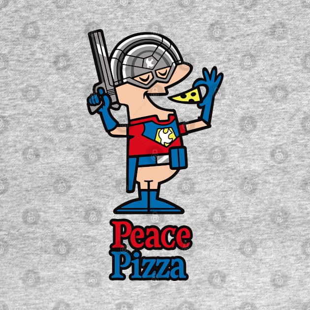 Peace Pizza by Alema Art